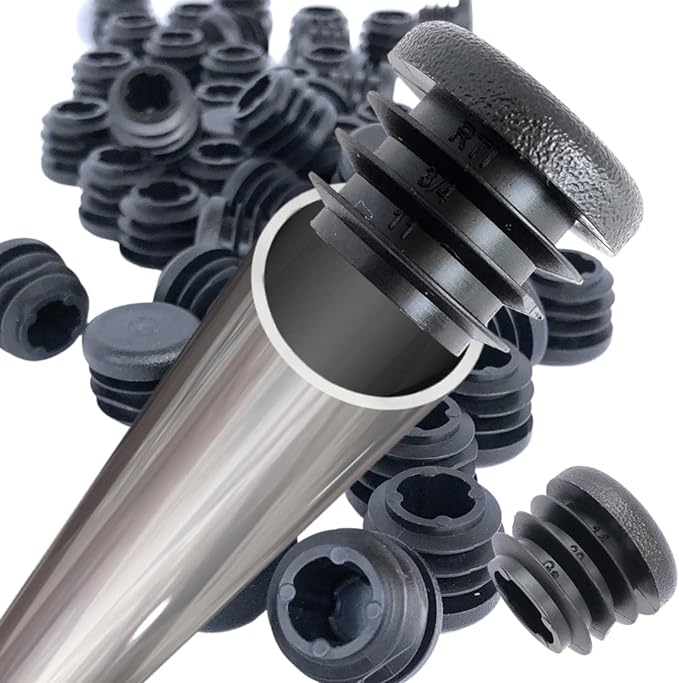 8 PCS Black Round Plastic Blan - Plastic Pipe Clip ulasan dan harga