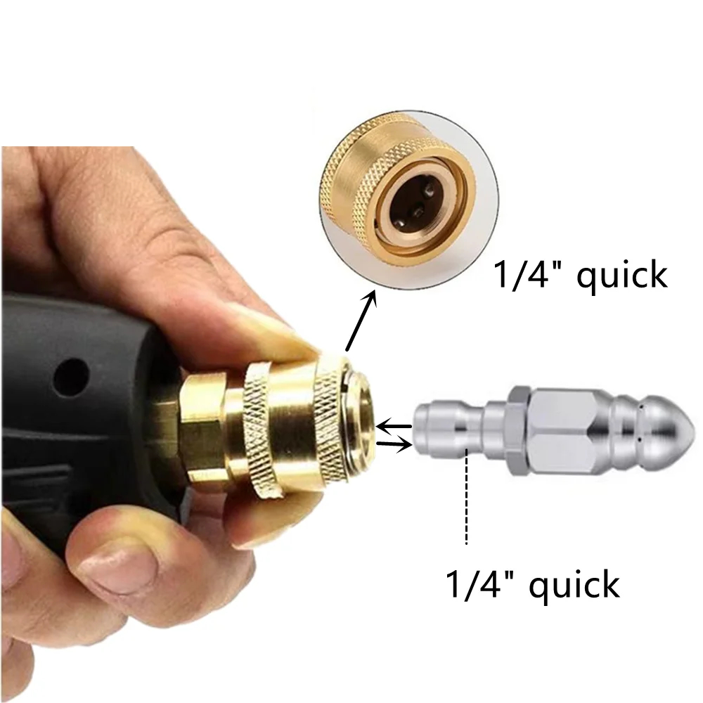 Water Jet High Pressure Spraye - Drain Pipe Clip ulasan dan harga