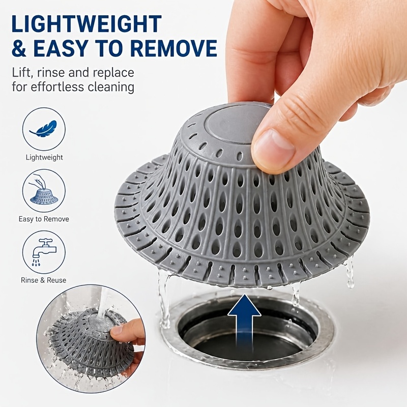 Silicone Foldable Hair Catcher - Drain Pipe Clip ulasan dan harga