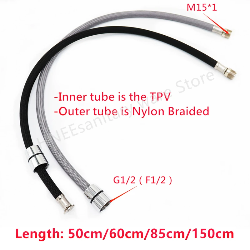 50cm/60cm/85cm/150cm F1/2 M15* - Flexible Hose Braided ulasan dan harga