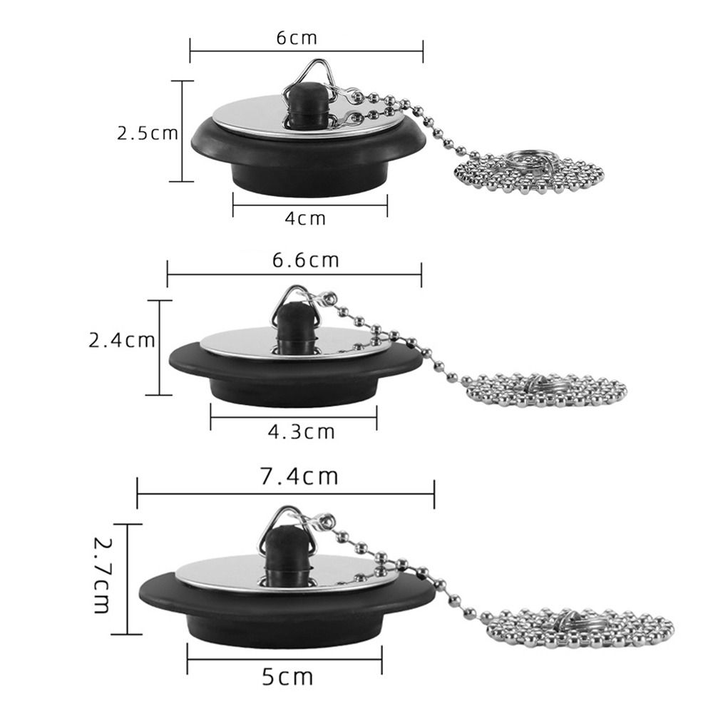1Pcs Durable Rubber Tub Stoppe - Drain Pipe Clip ulasan dan harga