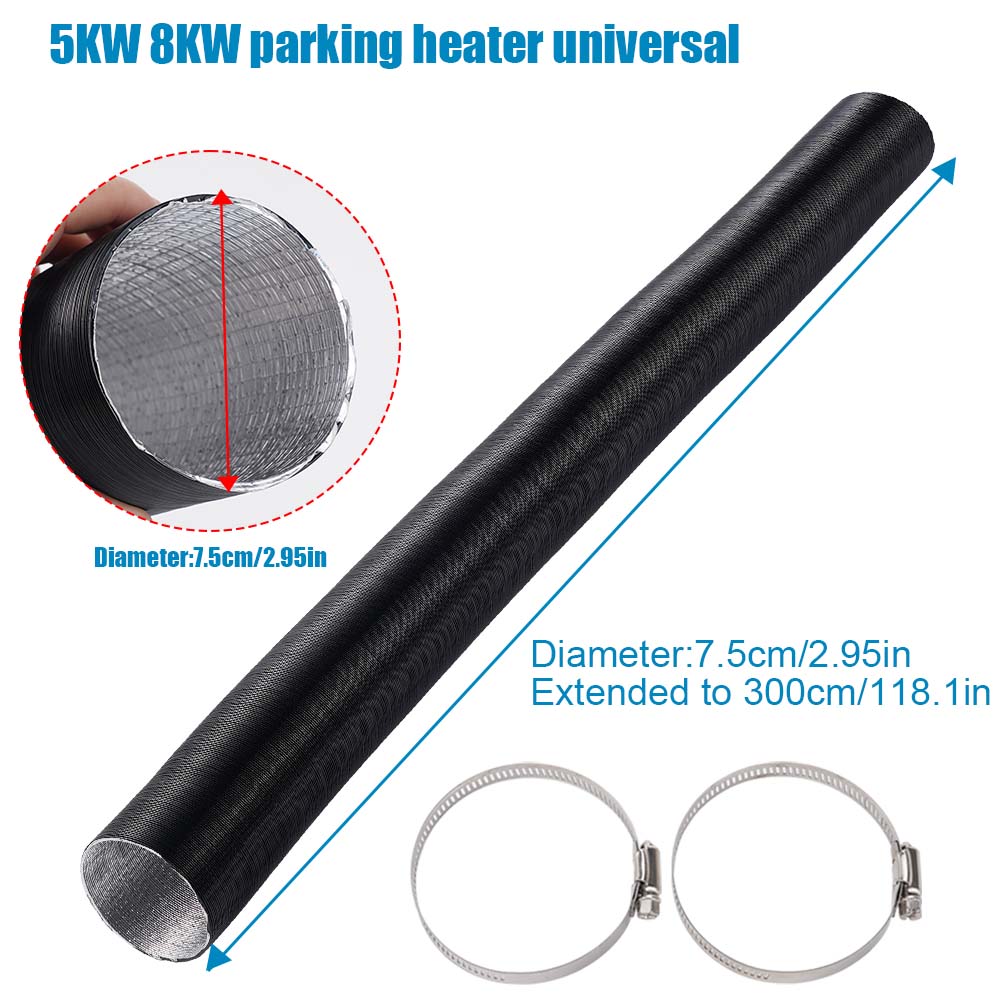 75mm Air Diesel Parking Heater - Flexible Hose Braided ulasan dan harga