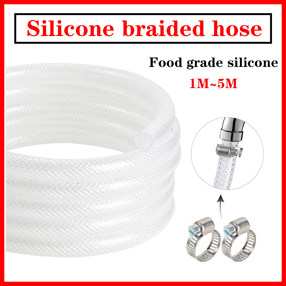 High Pressure Braided Clear PV - Flexible Hose Braided ulasan dan harga