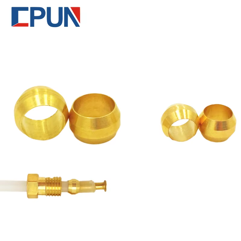 10pc Brass Double taper ferrul - Compression Fitting Brass ulasan dan harga