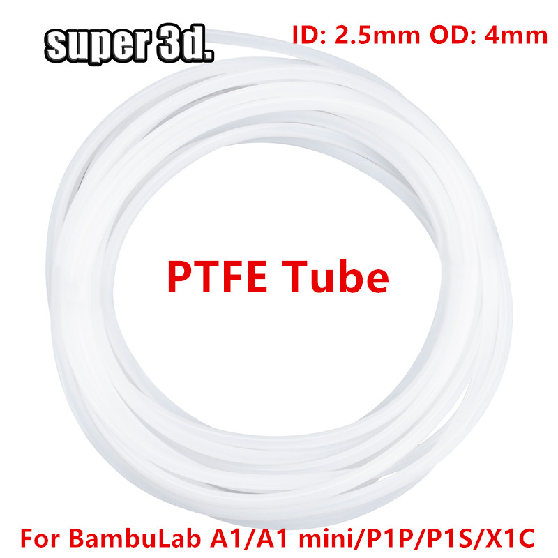 1/2/50M Bambu Lab PTFE Tube ID - Ptfe Tape Thread ulasan dan harga