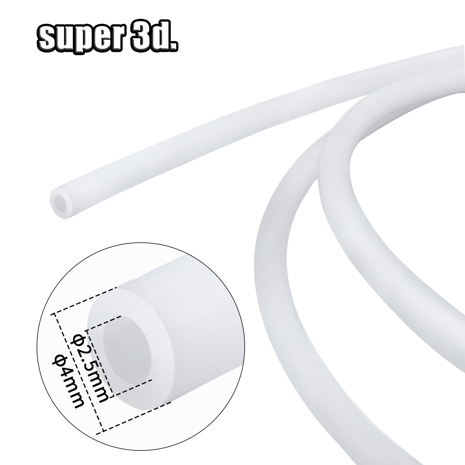 1/2/50M Bambu Lab PTFE Tube ID - Ptfe Tape Thread ulasan dan harga