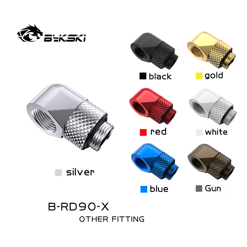 Bykski B-RD90-X 90 Degree Bras - Compression Fitting Brass ulasan dan harga
