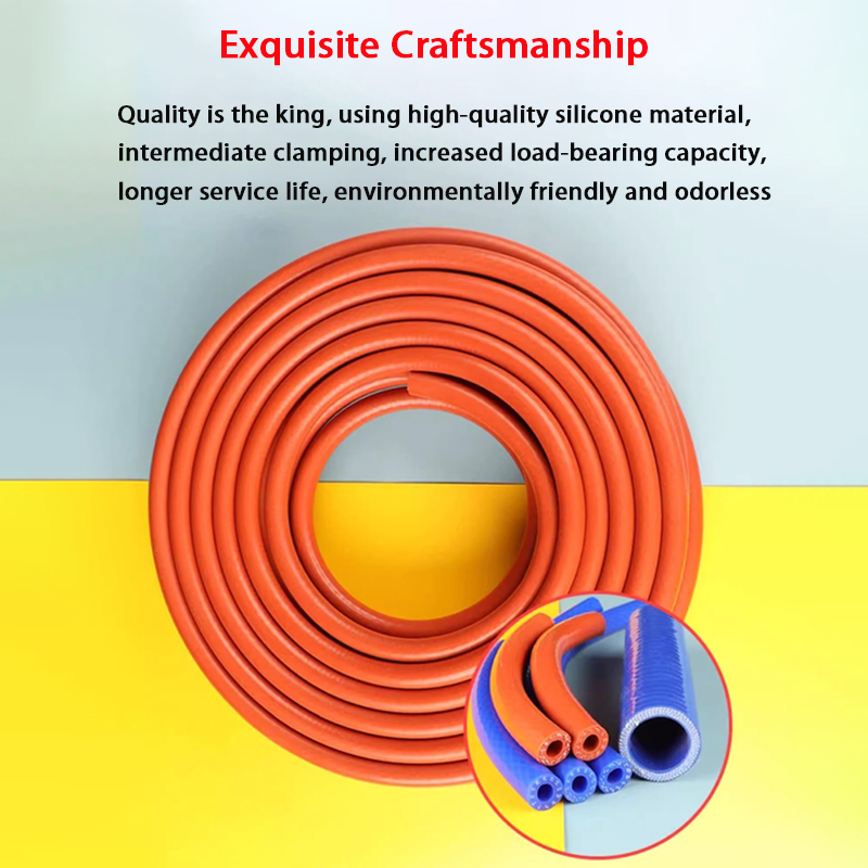 1 Meter Thickening Silicone Tu - Flexible Hose Braided ulasan dan harga