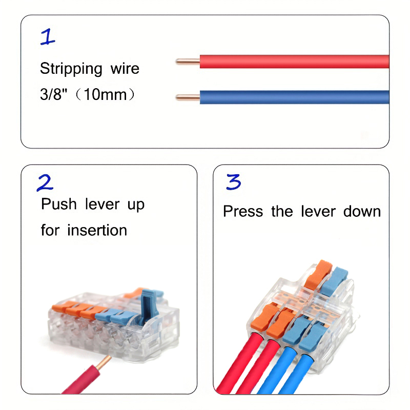 10/50pcs Quick Wire Connector  - Push Fit Connector ulasan dan harga