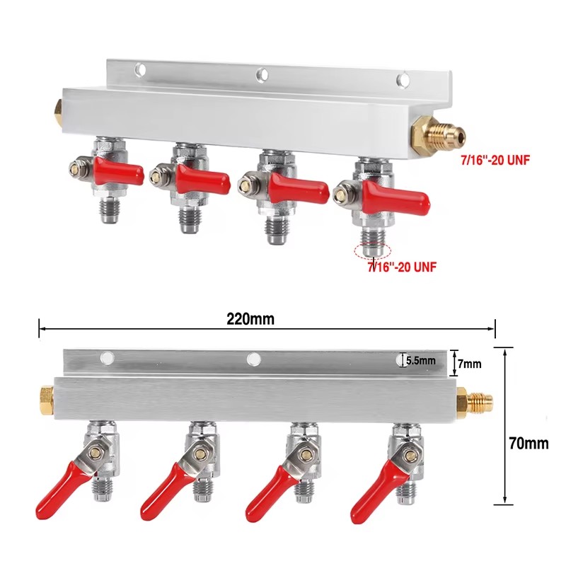 IMAICTUU 4 Way Gas Manifold Co - Push Fit Connector ulasan dan harga