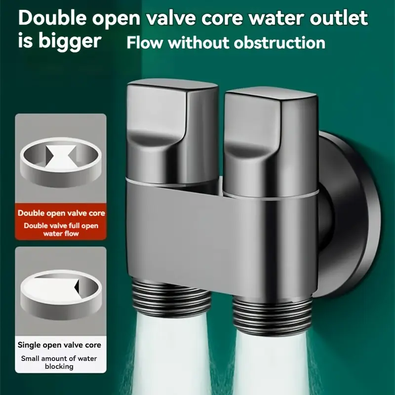 Stainless steel double outlet  - Toilet Fill Valve ulasan dan harga
