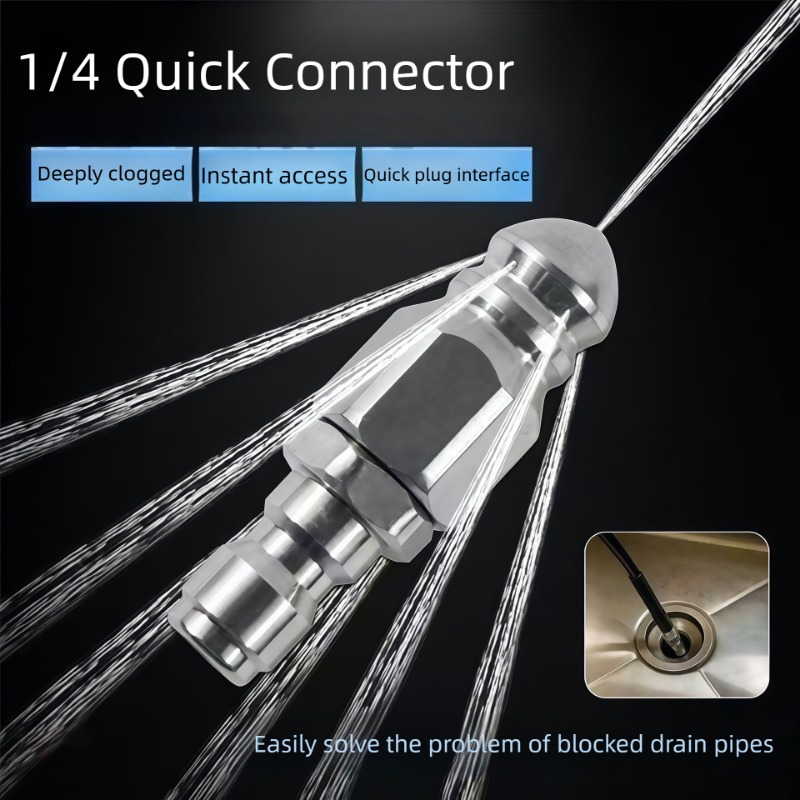 Water Jet High Pressure Spraye - Drain Pipe Clip ulasan dan harga