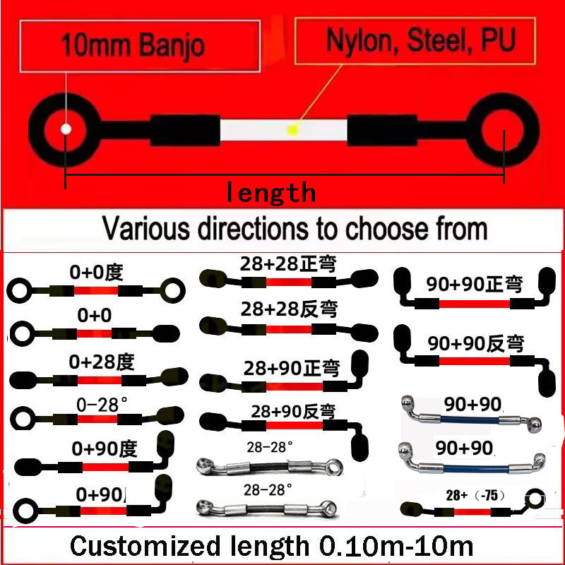 AN3 Moto Hydraulic Stainless S - Ptfe Tape Thread ulasan dan harga