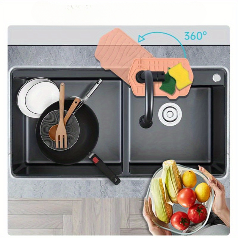 Faucet Mat Double Sided Use Si - Silicone Tap Washer ulasan dan harga