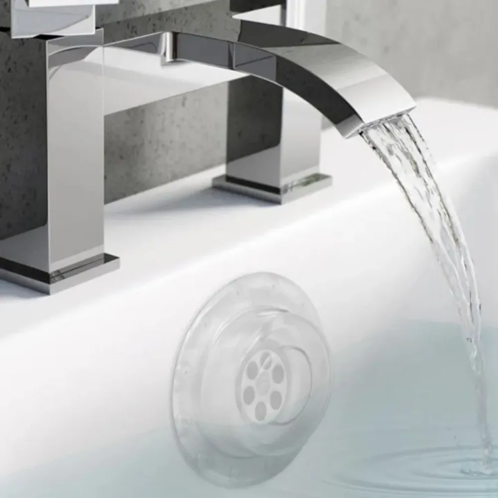 PVC Bath Overflow Drain Cover  - Drain Pipe Clip ulasan dan harga