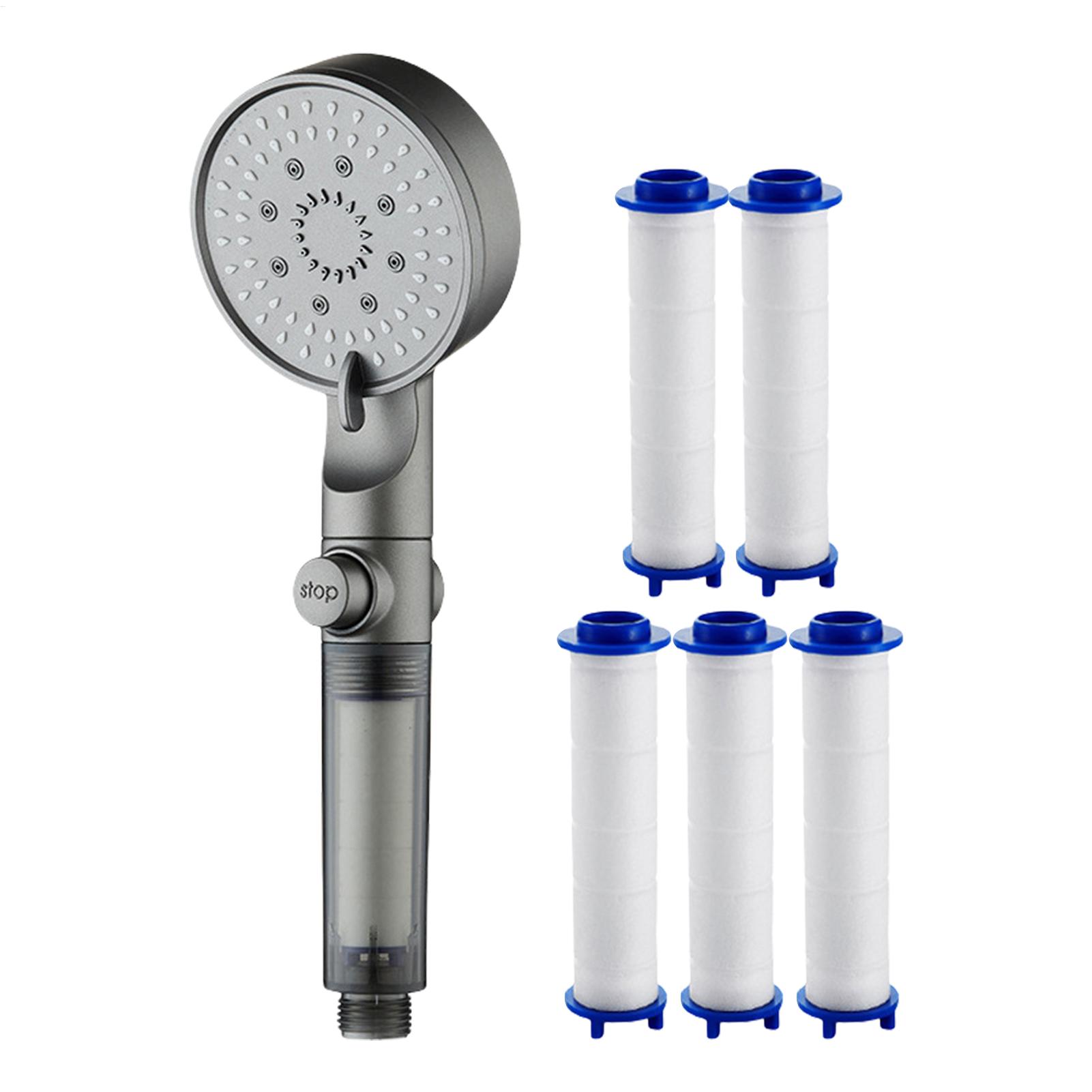 New Shower Head 5 Modes Filter - Silicone Tap Washer ulasan dan harga