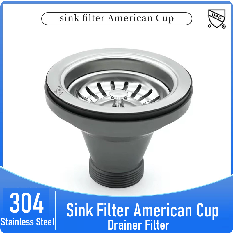 Sink Filter American Cup Kitch - Overflow Pipe Clip ulasan dan harga