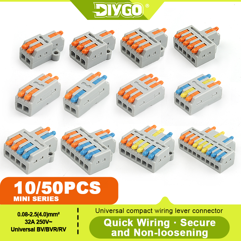 DIY GO 10/50PCS Universal Comp - Push Fit Connector ulasan dan harga