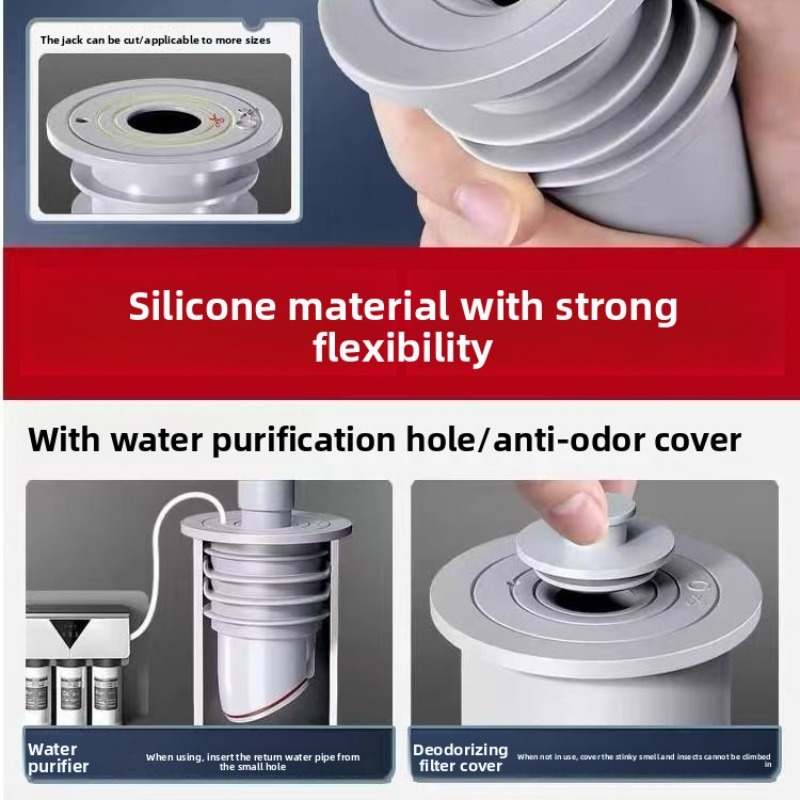 Sink Plug Sewer Pipe Sealing R - Drain Pipe Clip ulasan dan harga
