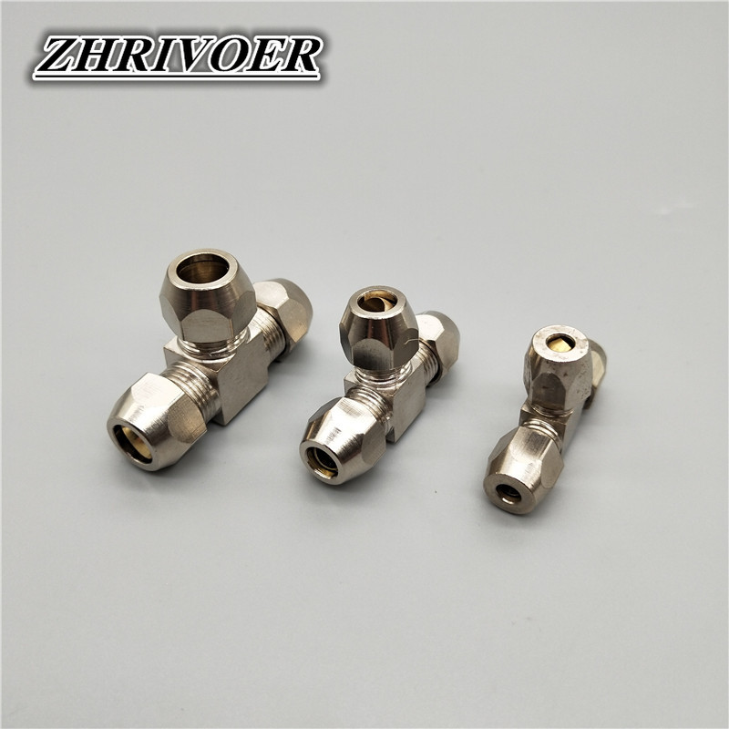1Pcs Pneumatic Fittings Brass  - Compression Fitting Brass ulasan dan harga