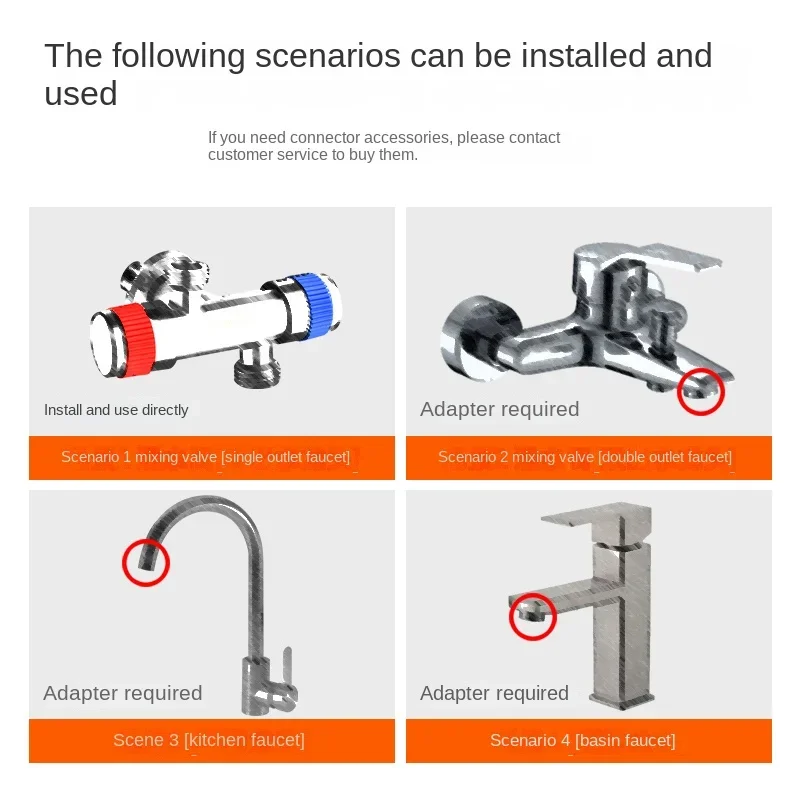 Adjustable 1/2 Inch Faucet Ext - Silicone Tap Washer ulasan dan harga