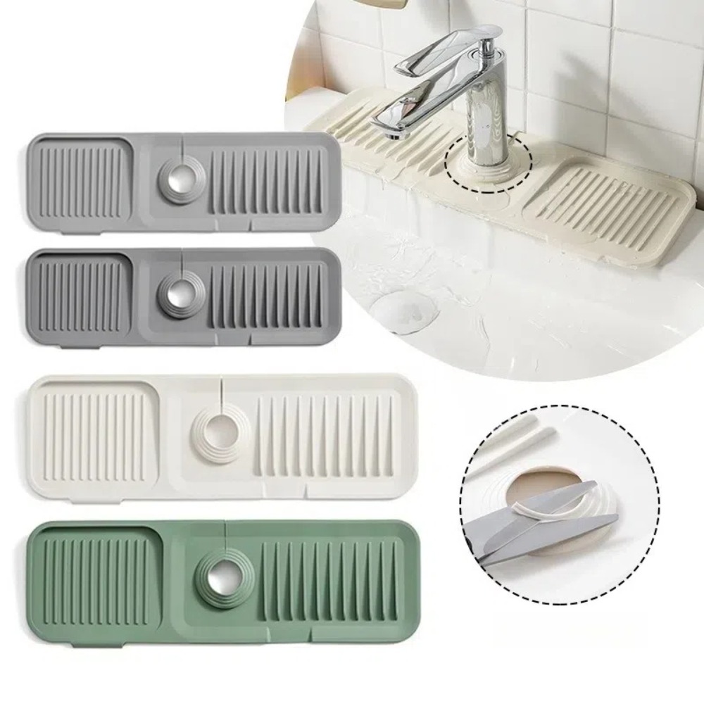 Portable Silicone Faucet Mat 3 - Silicone Tap Washer ulasan dan harga